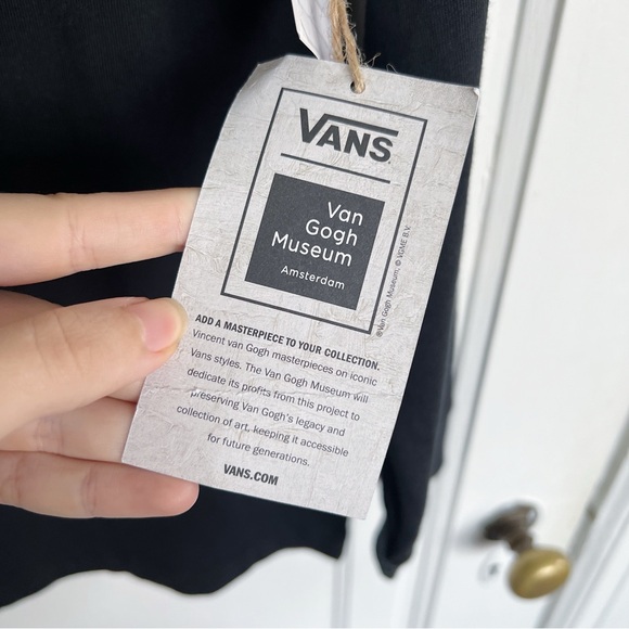 VANS x Van Gogh Museum • Skull Tee long sleeve shirt black yellow limited ed - Picture 9 of 16